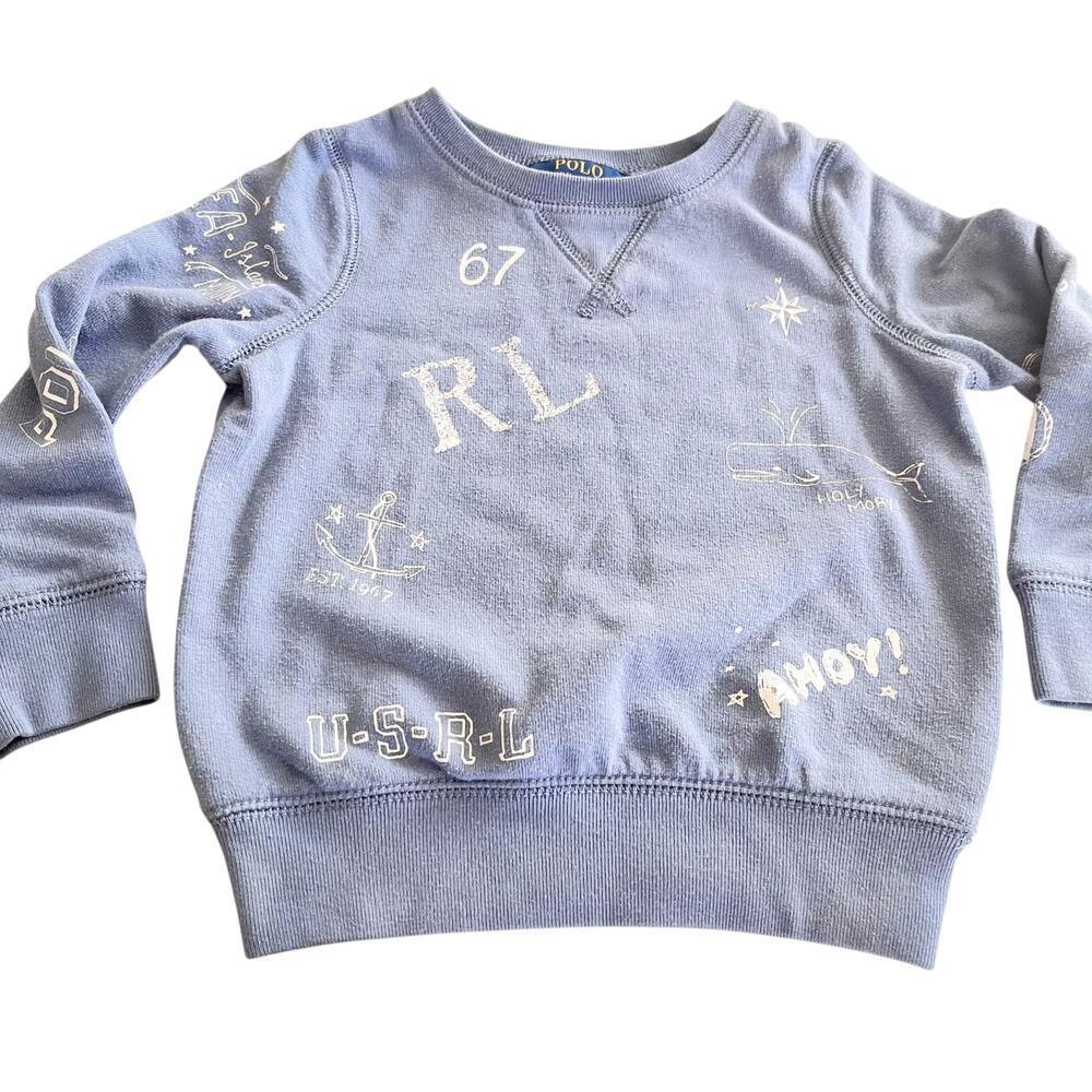 Polo Ralph Lauren boys logo sweatshirt size 3